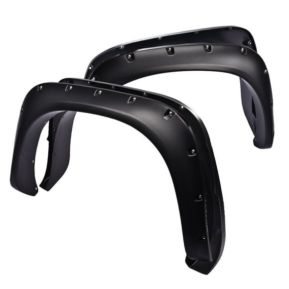 4Pcs Fender Flares Smooth Style Wheel Cover Black Fit for Dodge Ram 1500 2002-2008/2500 3500 2003-2009