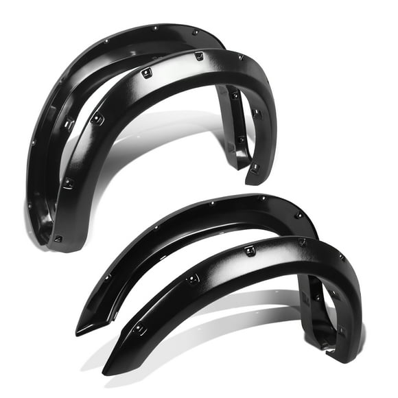 Fender Flares For 07-13 Tundra Bump Textured Pocket-Riveted Style - 4 Pieces Fits select: 2007-2013 TOYOTA TUNDRA
