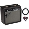 thumbnail image 1 of Fender Frontman 20G Guitar Combo Amplifier - Black Bundle with Cable and Austin Bazaar Exclusive 12-Pack Picks, 1 of 8