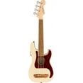 thumbnail image 1 of Fender  Fullerton Precision Bass® Uke,  Tortoiseshell Pickguard, Olympic White, 1 of 5