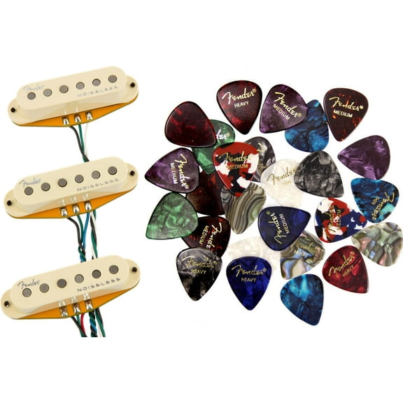 Fender Gen 4 Noiseless Stratocaster Pickups w/ Picks