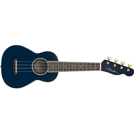 Fender Grace Vanderwaal Moonlight Soprano Size Dark Blue Finish Acoustic Ukulele
