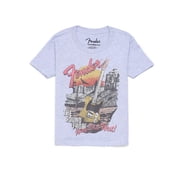 Fender Guitar Boys Graphic Tee with Short Sleeves, Sizes 4-18