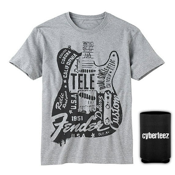 Fender Guitars Telecaster Gray Corona CA T-Shirt + Coolie (S)