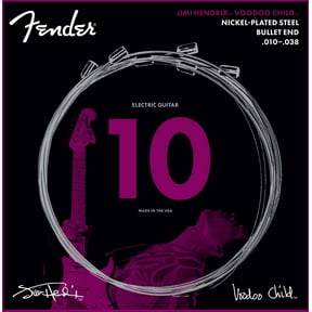 Fender Hendrix Voodoo Child Bullet End NPS Electric Guitar Strings, 10-38