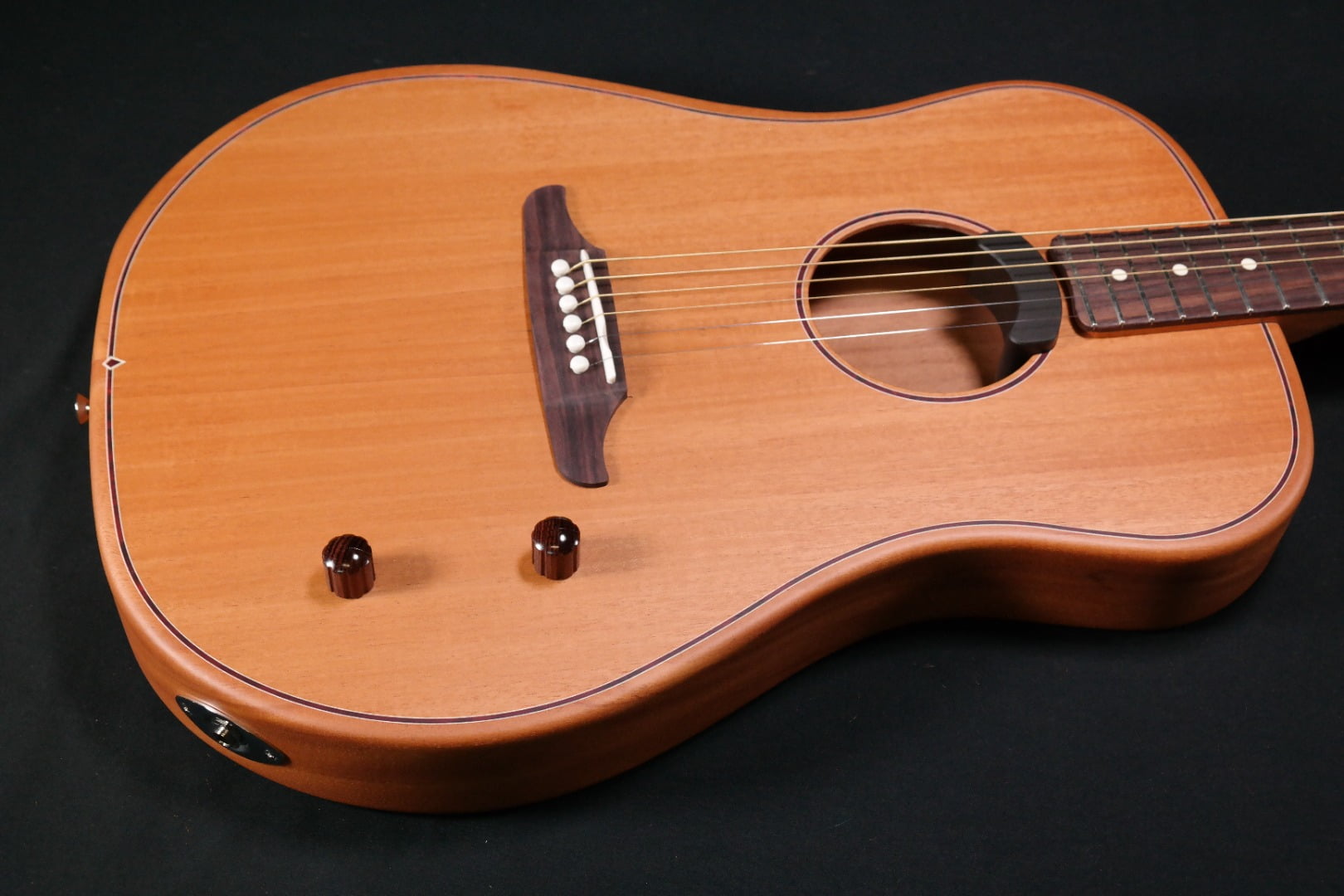 Fender Highway Series Dreadnought Acoustic Electric Guitar All Mahogany Rosewood Fretboard