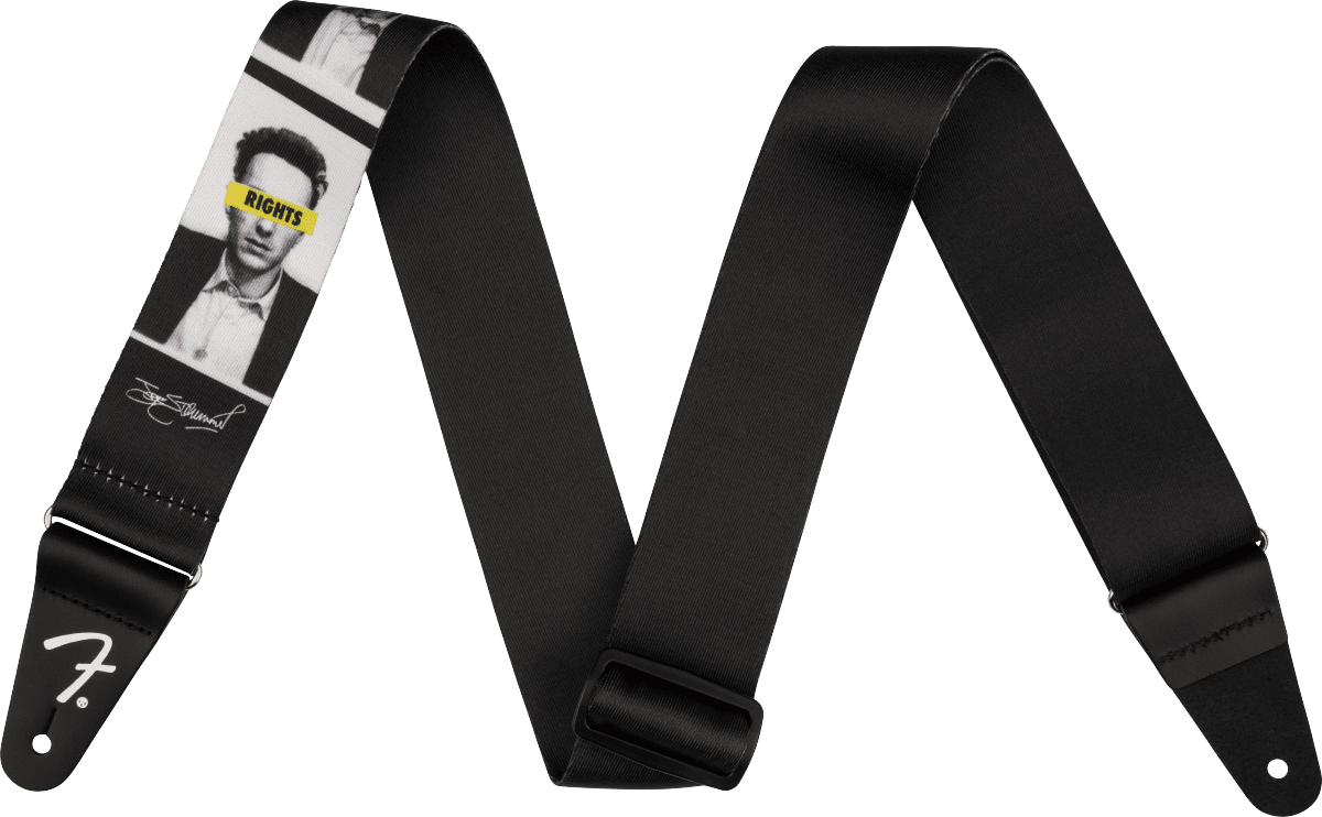 Fender  Joe Strummer 2" Know Your Rights Adjustable Guitar Strap #0990639007