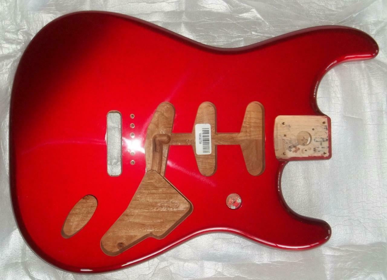 Fender® MIM Candy Apple Red Alder Strat Body~2 7/32" Bridge~S/S/S~4.2 lbs~New