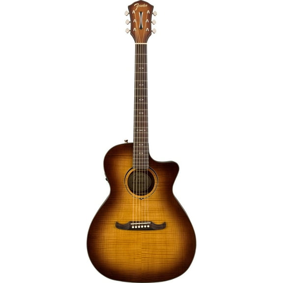 Fender Model FA-345CE Auditorium Sz. Acoustic Electric Guitar 3 tone Tea Burst