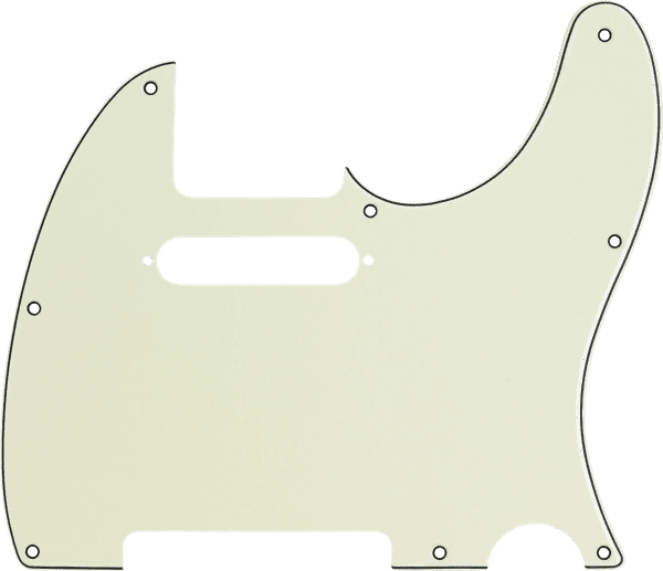 Fender Modern Pickguard, Telecaster, 8-Hole - Mint Green