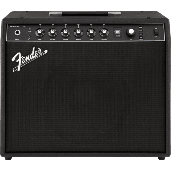 Fender Mustang LTX100 Electric Guitar Combo Amplifier, 100W, Black