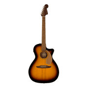 Fender Newporter Player Auditorium Size Acoustic Electric Guitar, Sunburst