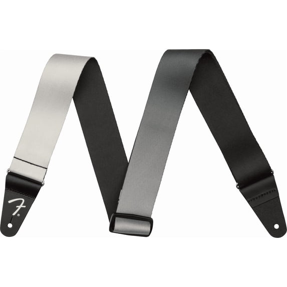 Fender Ombre Nylon 2" Guitar Strap, Silver Smoke