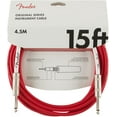 thumbnail image 1 of Fender Original Series Instrument Cable, Straight/Straight, Fiesta Red, 15ft, 1 of 3