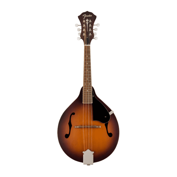Fender Paramount PM-180E Acoustic Electric Mandolin with Bag, Aged Cognac Burst