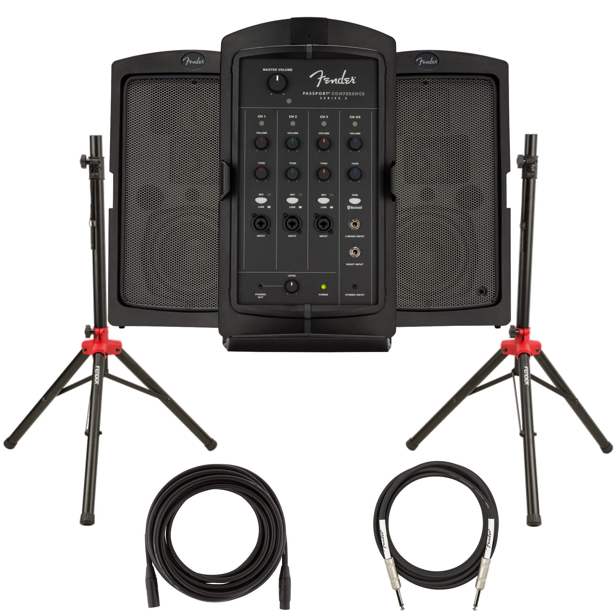 Fender Passport Conference S2 Portable PA System Bundle with
