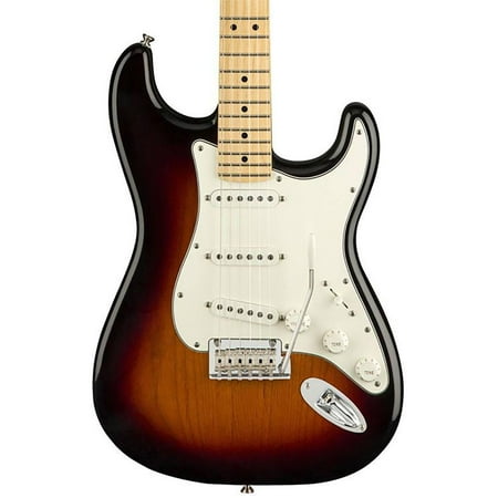 Fender Player Stratocaster Electric Guitar, 3-Color Sunburst, Maple Fretboard, Red