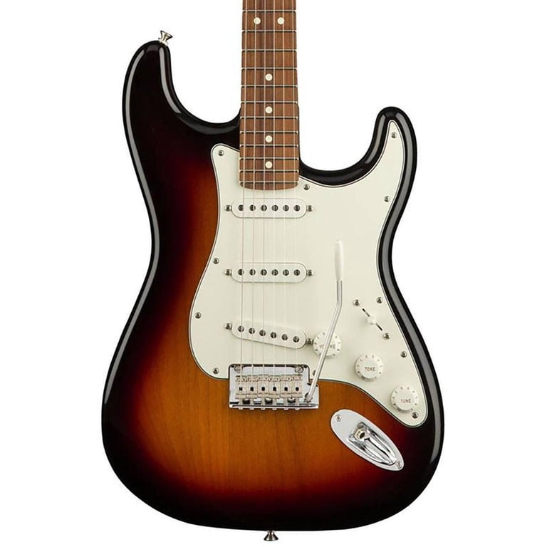 Fender Player Stratocaster Electric Guitar (3-Color Sunburst, Pau