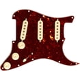 thumbnail image 1 of Fender Pre-Wired Strat Pickguard, Original 57/'62 SSS, Tortoise Shell 11 Hole PG, 1 of 6