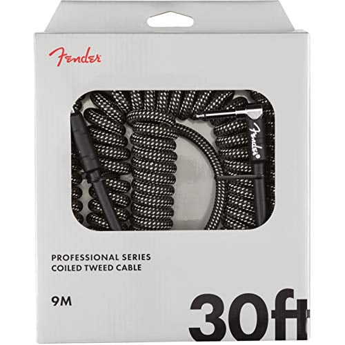 Fender Pro Coil Cable 30' - Grey Tweed