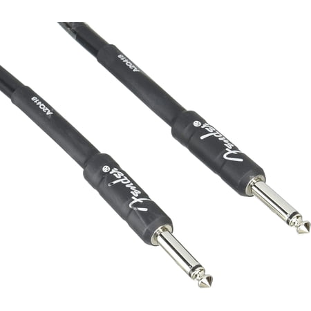 Fender Professional Series Instrument Cable, Straight/Straight, Black, 25ft