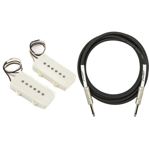 Fender Pure Vintage '65 Jazzmaster Pickups Bundle with Instrument Cable