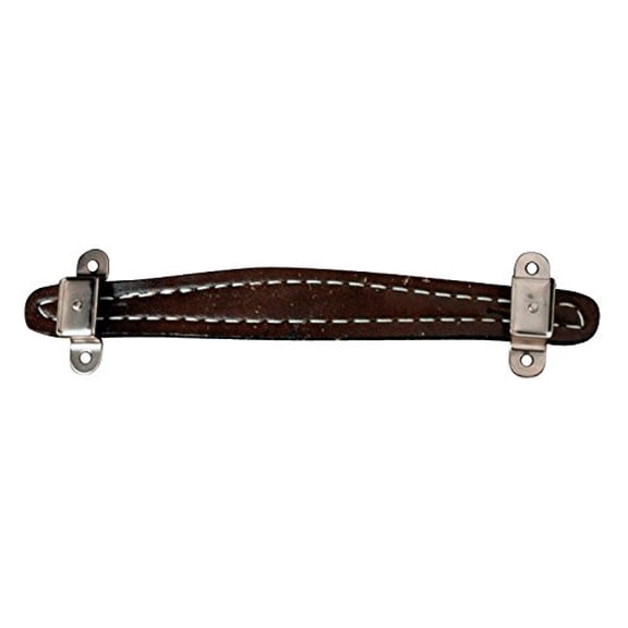 Fender Pure Vintage Amplifier Handle - Brown, Stitched Leather