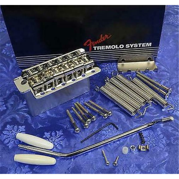 Fender Pure Vintage "PAT.PEND." Bridge Assembly~Chrome~USA~Boxed Kit~Brand New