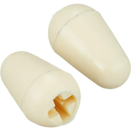 Fender Road Worn Stratocaster Switch Tip, Aged White, 2 Pack