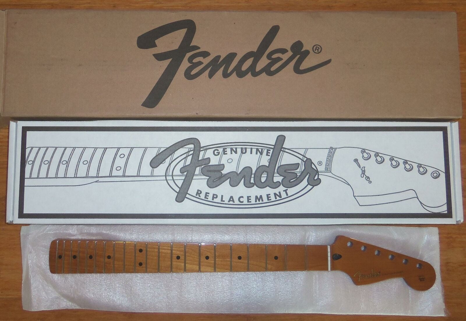 Fender® Roasted Maple Stratocaster Neck~21 N/Tall Frets~9.5 Radius~"C"~Brand New