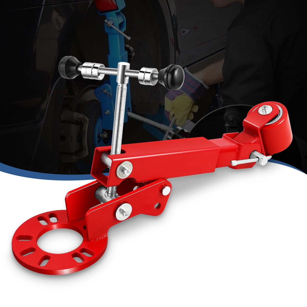 Fender Roller Reforming Extending Tool Heavy Duty Wheel Arch Roller Flaring Former for Automobile Maintenance, Red