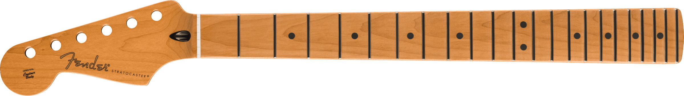 Fender Satin Roasted Maple Left-Handed Stratocaster Flat Oval Shaped Neck, Maple Fingerboard