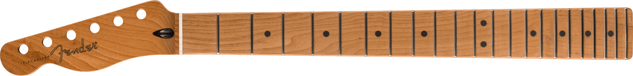 Fender Satin Roasted Maple Left-Handed Telecaster Flat Oval Shaped Neck, Maple Fingerboard