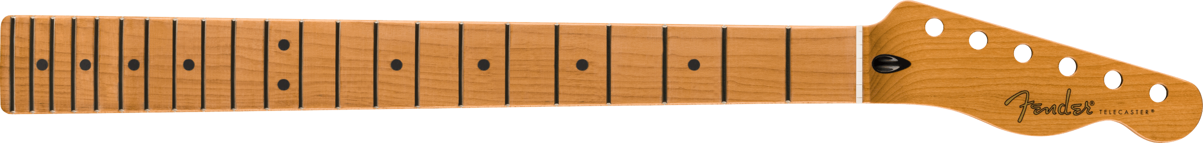 Fender Satin Roasted Maple Telecaster Flat Oval Shaped Neck, Maple Fingerboard