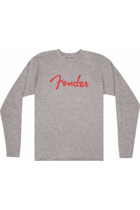 Spaghetti Logo L/S T-Shirt, Heather Gray, Medium