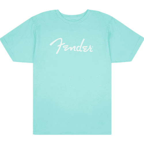 Fender® Spaghetti Logo T-Shirt, Daphne Blue, Small