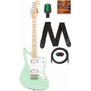 Fender Squier 3/4-Size Kids Mini Jazzmaster HH - Surf Green w/ Cable