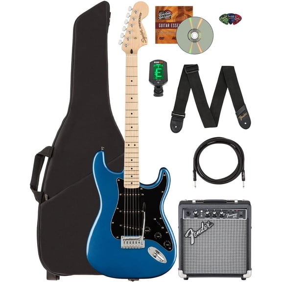 Fender Squier Affinity Stratocaster - Lake Placid Blue w/ Frontman 10G Amplifier