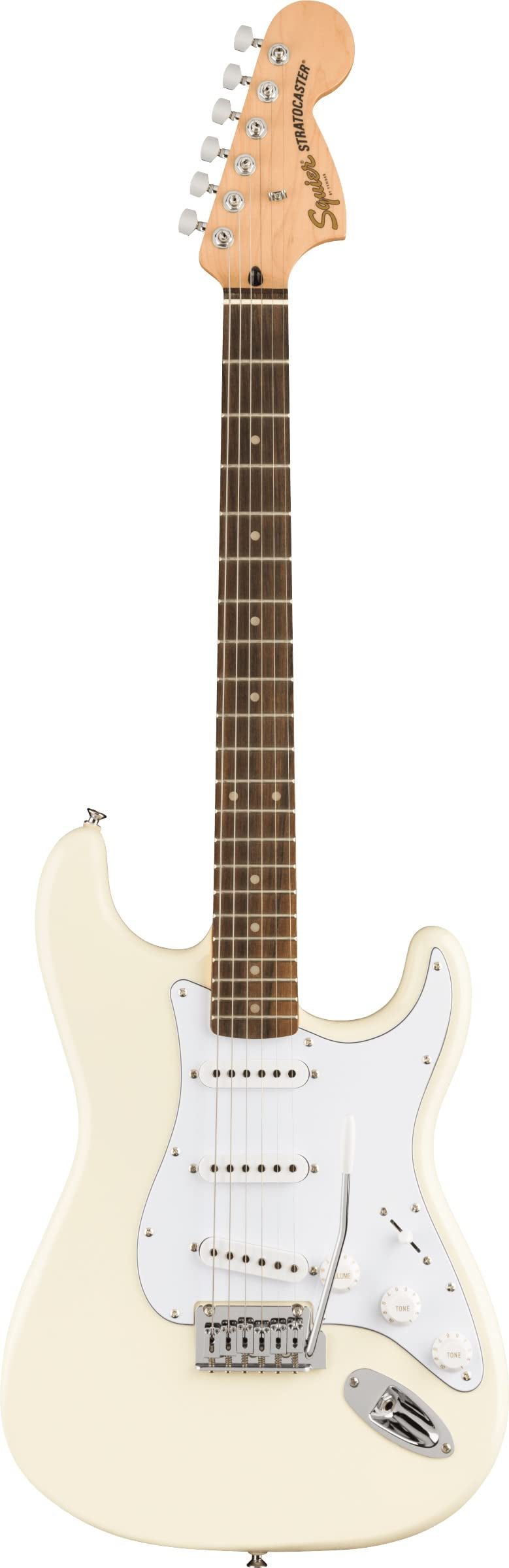 White Fender Stratocaster