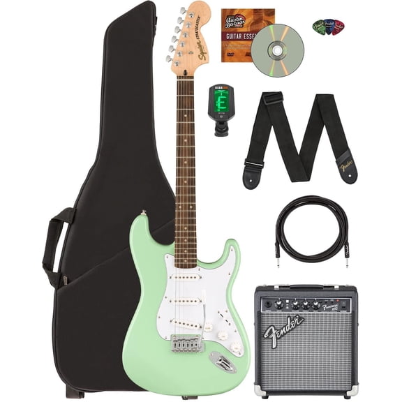Fender Squier Affinity Stratocaster - Surf Green w/ Frontman 10G Amplifier