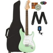 Fender Squier Affinity Stratocaster - Lake Placid Blue Bundle with Frontman 10G Amplifier, Instrument Cable, Gig Bag, Tuner, Strap, Picks, and Austin Bazaar Instructional DVD