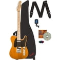 thumbnail image 1 of Fender Squier Affinity Telecaster Bundle with Gig Bag, Tuner, Strap, Picks and Austin Bazaar Instructional DVD, Butterscotch Blonde, 1 of 5