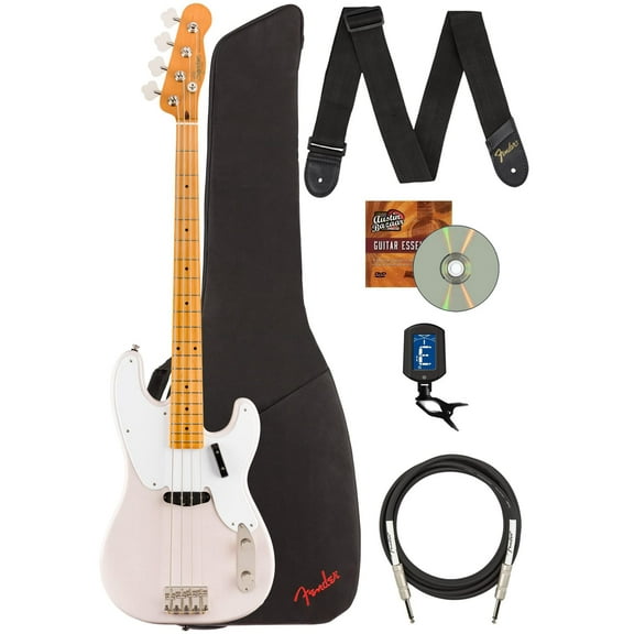 Fender Squier Classic Vibe '50s Precision Bass - White Blonde w/ Gig Bag