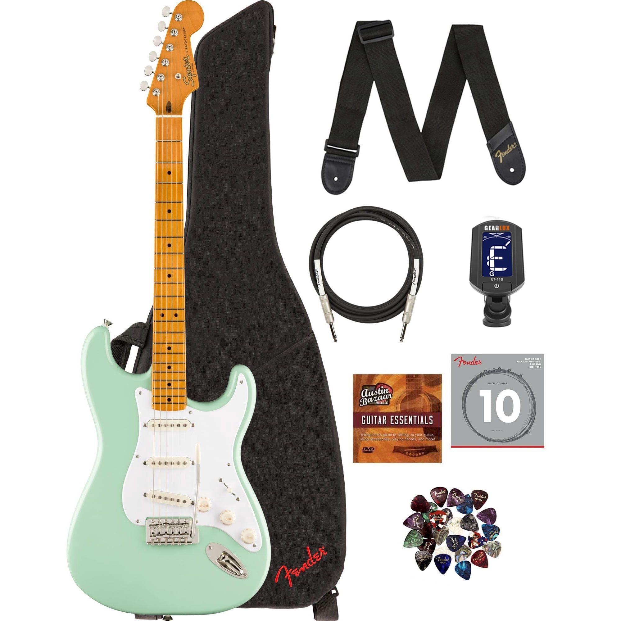 Fender Squier Classic Vibe '50s Stratocaster - Surf Green w/ Gig Bag