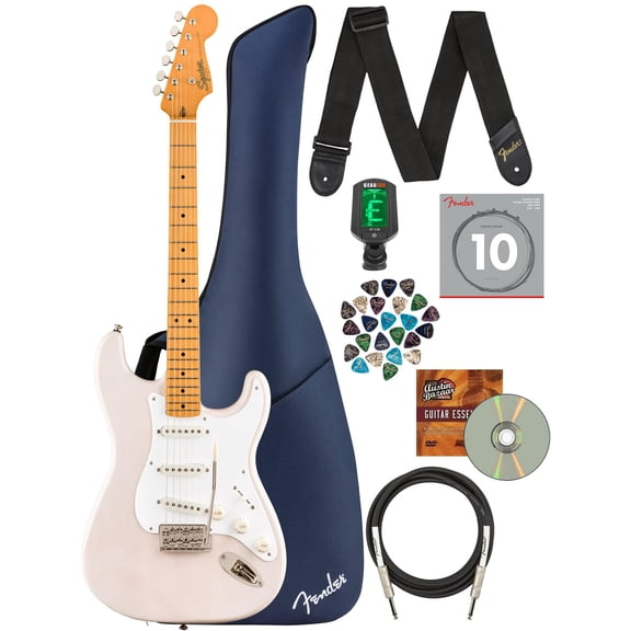 Fender Squier Classic Vibe '50s Stratocaster - White Blonde w/ Gig Bag