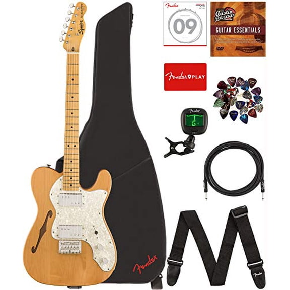 Fender Squier Classic Vibe '70s Telecaster Thinline - Natural w/ Gig Bag