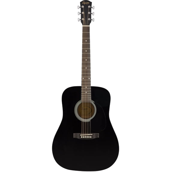 Fender Squier Dreadnought Acoustic Guitar, Black