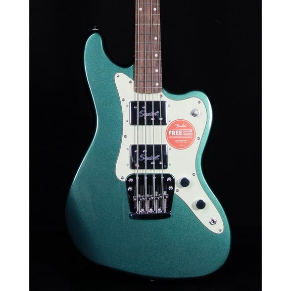Fender Squier Paranormal Rascal Bass HH - Laurel Fingerboard - Mint Pickguard - Sherwood Green