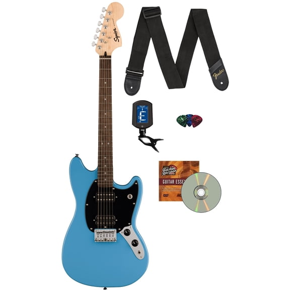 Fender Squier Sonic Mustang HH, Laurel Fingerboard - California Blue w/ Tuner