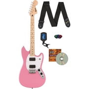Fender Squier Sonic Mustang - Flash Pink w/ Tuner